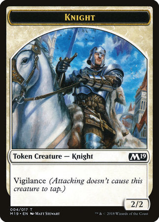 Knight Token [Core Set 2019 Tokens] | Good Games North