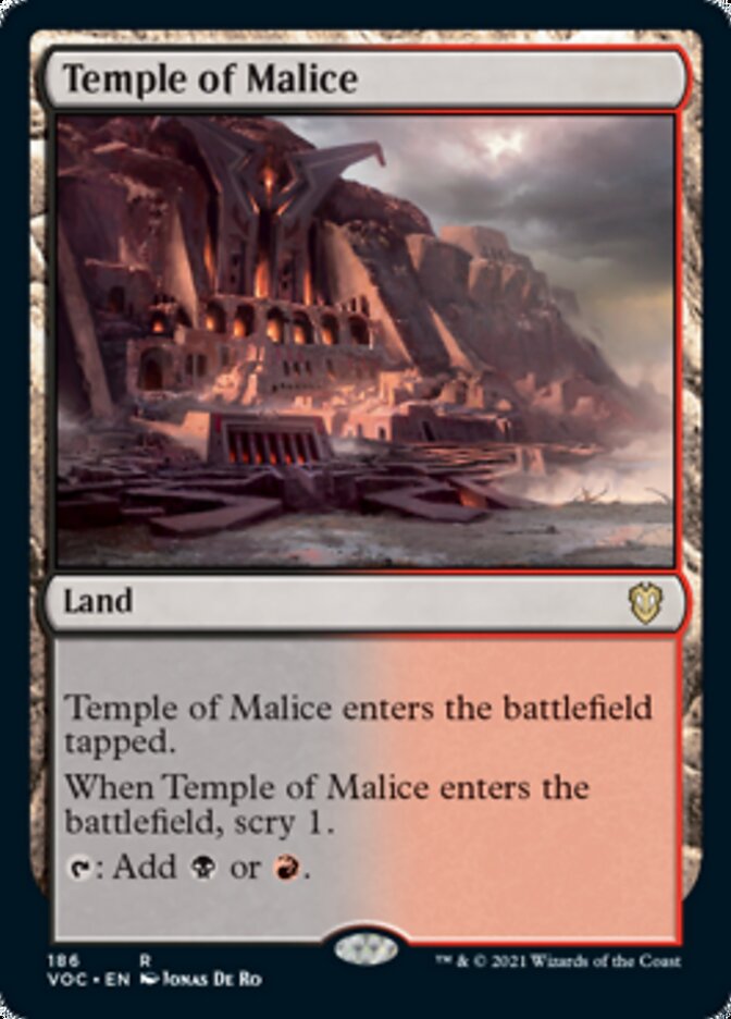 Temple of Malice [Innistrad: Crimson Vow Commander] | Good Games North