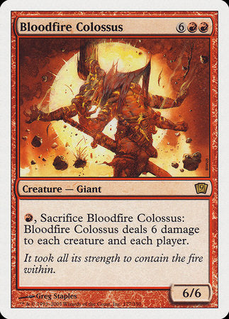 Bloodfire Colossus [Ninth Edition] | Good Games North