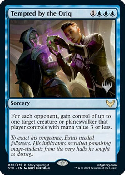 Tempted by the Oriq (Promo Pack) [Strixhaven: School of Mages Promos] | Good Games North