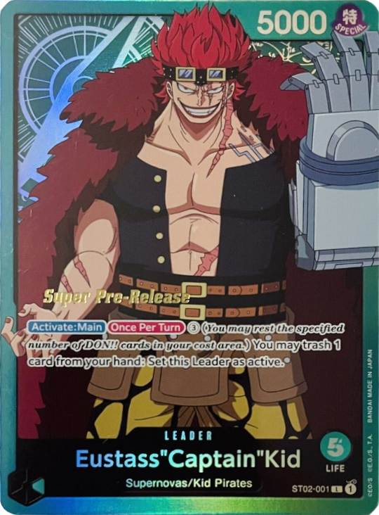 Eustass"Captain"Kid (001) [Super Pre-Release Starter Deck: Worst Generation] | Good Games North
