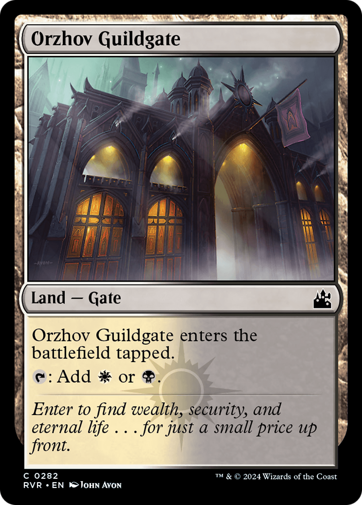 Orzhov Guildgate [Ravnica Remastered] | Good Games North