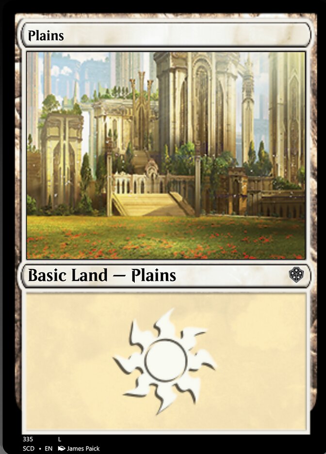 Plains (335) [Starter Commander Decks] | Good Games North