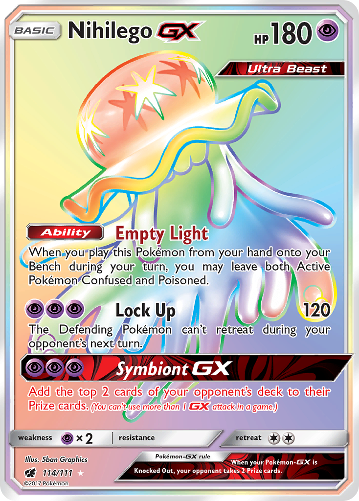 Nihilego GX (114/111) [Sun & Moon: Crimson Invasion] | Good Games North