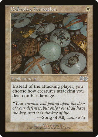 Defensive Formation [Urza's Saga] | Good Games North