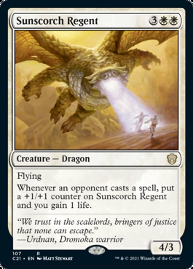 Sunscorch Regent [Commander 2021] | Good Games North