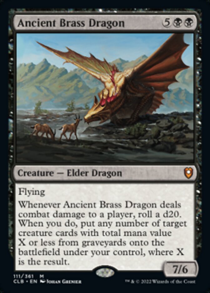 Ancient Brass Dragon [Commander Legends: Battle for Baldur's Gate] | Good Games North