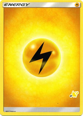 Lightning Energy (Pikachu Stamp #27) [Battle Academy 2020] | Good Games North