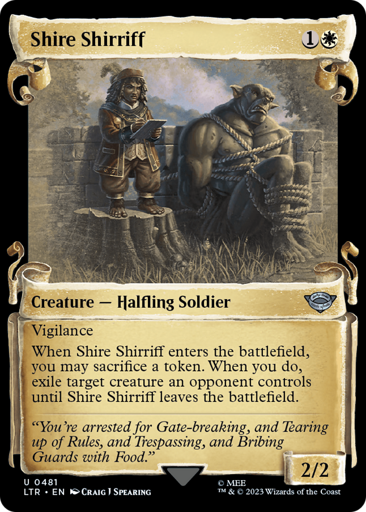 Shire Shirriff [The Lord of the Rings: Tales of Middle-Earth Showcase Scrolls] | Good Games North