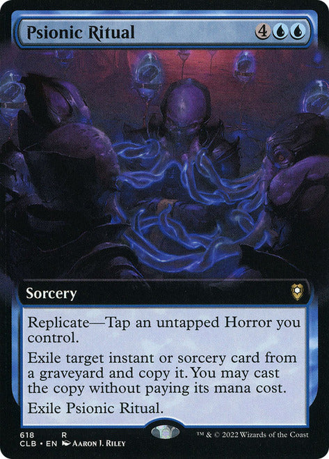 Psionic Ritual (Extended Art) [Commander Legends: Battle for Baldur's Gate] | Good Games North