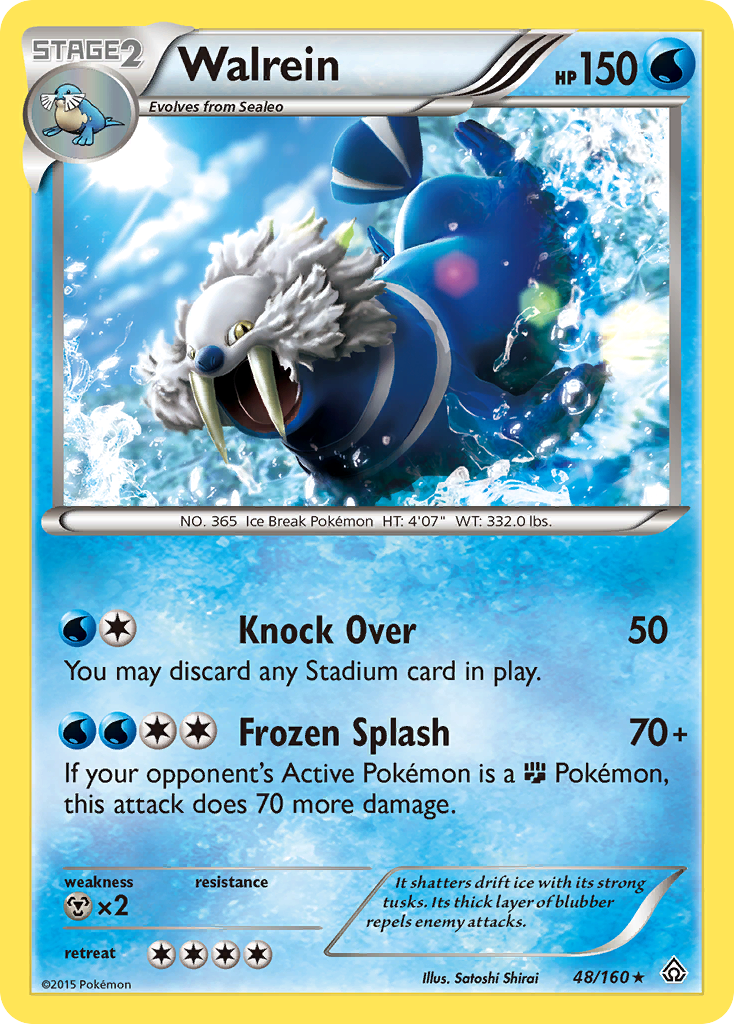 Walrein (48/160) [XY: Primal Clash] | Good Games North