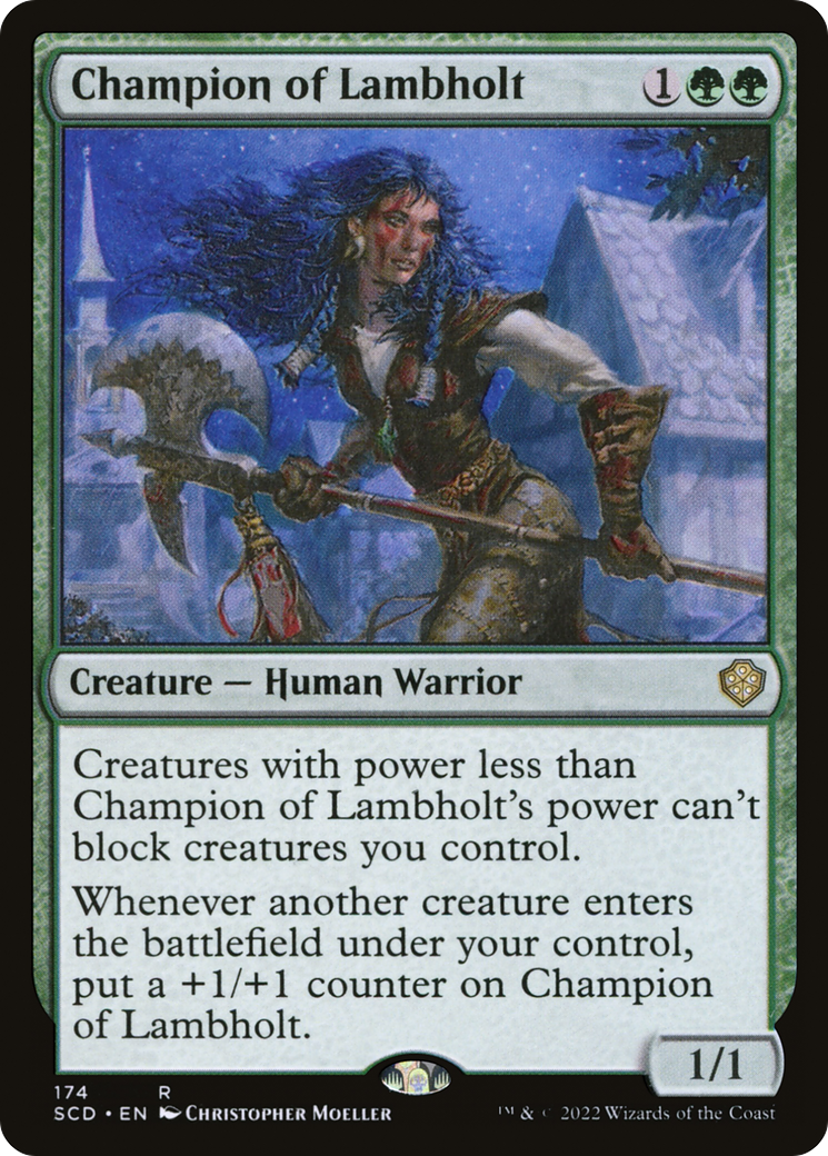 Champion of Lambholt [Starter Commander Decks] | Good Games North