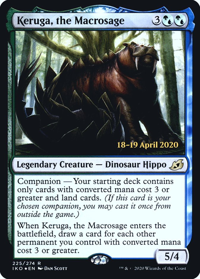 Keruga, the Macrosage  [Ikoria: Lair of Behemoths Prerelease Promos] | Good Games North