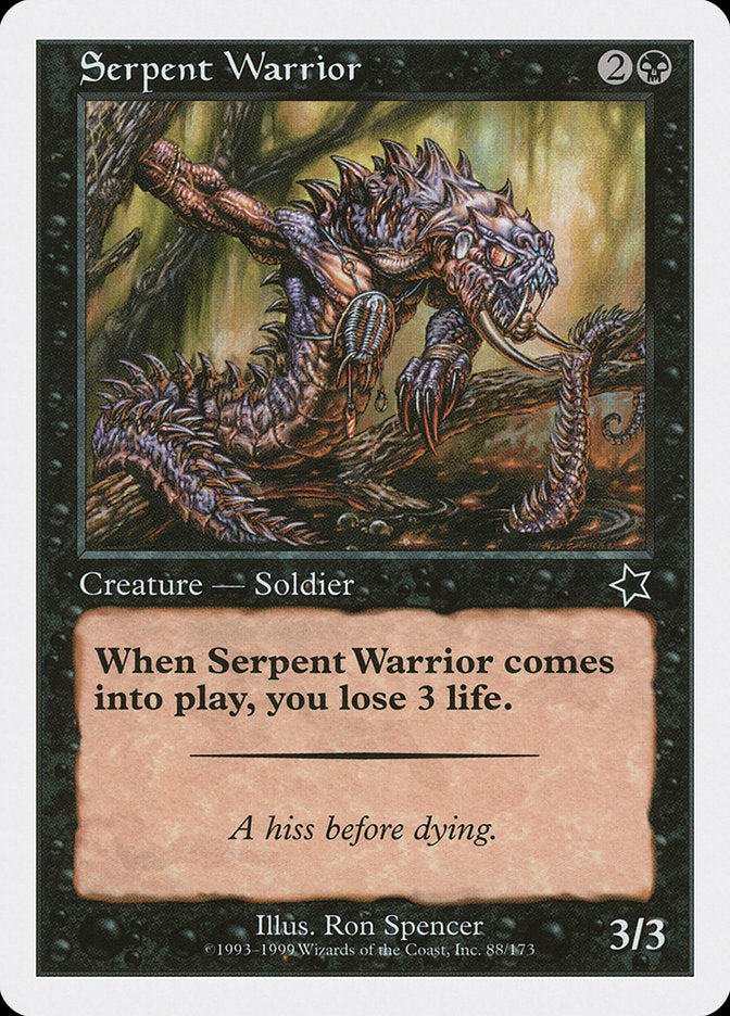 Serpent Warrior [Starter 1999] | Good Games North