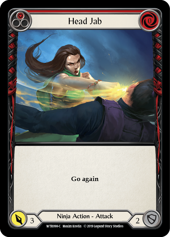 Head Jab (Red) [WTR098-C] Alpha Print Normal | Good Games North
