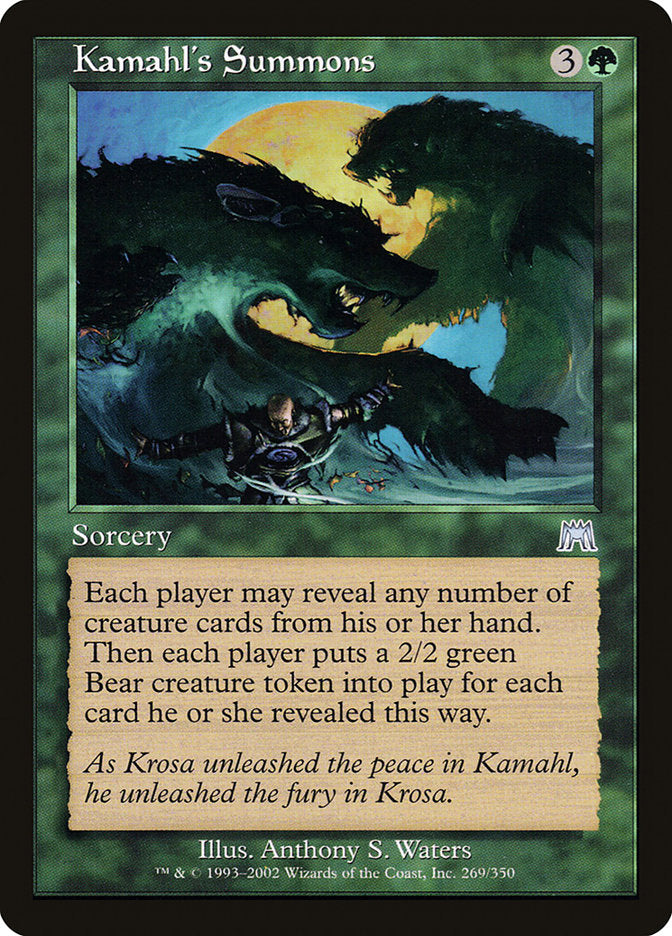 Kamahl's Summons [Onslaught] | Good Games North
