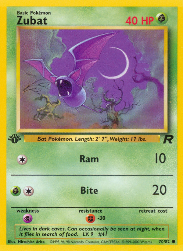 Zubat (70/82) [Team Rocket 1st Edition] | Good Games North