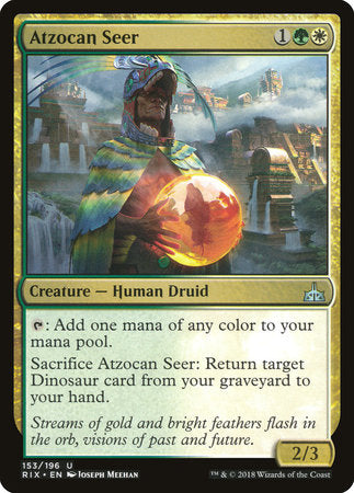 Atzocan Seer [Rivals of Ixalan] | Good Games North