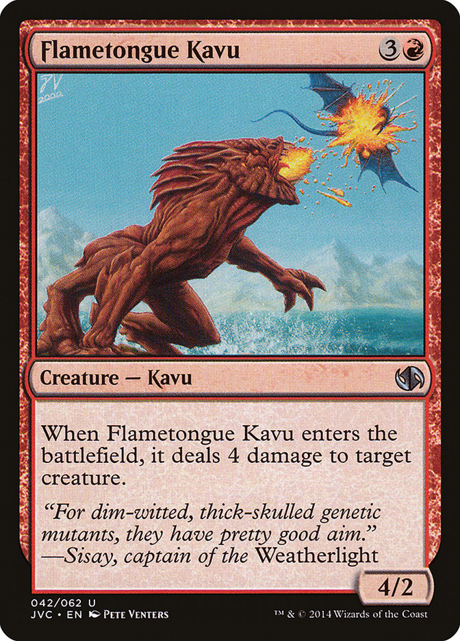 Flametongue Kavu [Duel Decks Anthology] | Good Games North