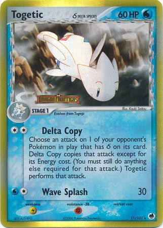 Togetic (11/101) (Delta Species) (Stamped) [EX: Dragon Frontiers] | Good Games North