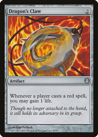 Dragon's Claw [Duel Decks: Knights vs. Dragons] | Good Games North