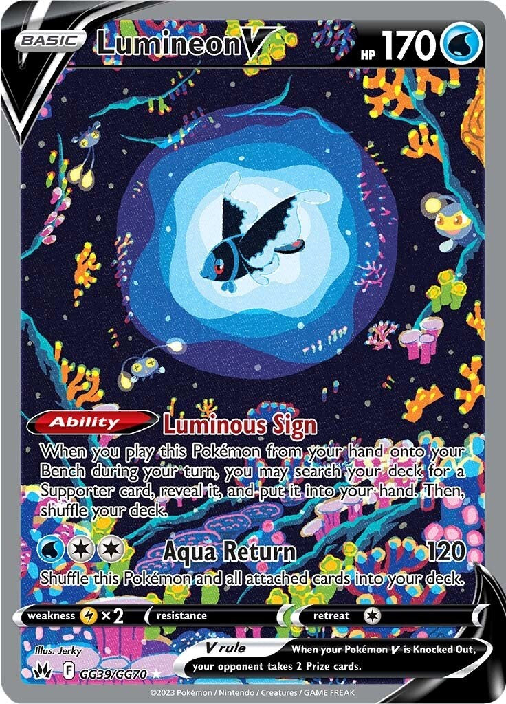 Lumineon V (GG39/GG70) [Sword & Shield: Crown Zenith] | Good Games North