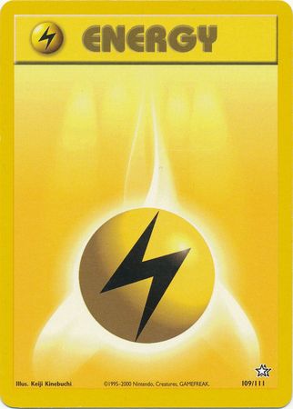 Lightning Energy (109/111) [Neo Genesis Unlimited] | Good Games North