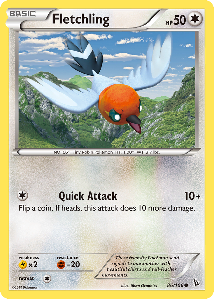 Fletchling (86/106) [XY: Flashfire] | Good Games North