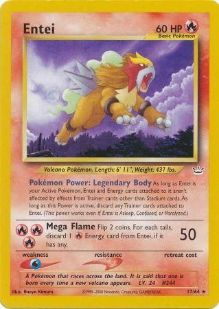 Entei (17/64) [Neo Revelation Unlimited] | Good Games North