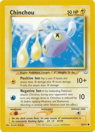 Chinchou (42/64) [Neo Revelation Unlimited] | Good Games North