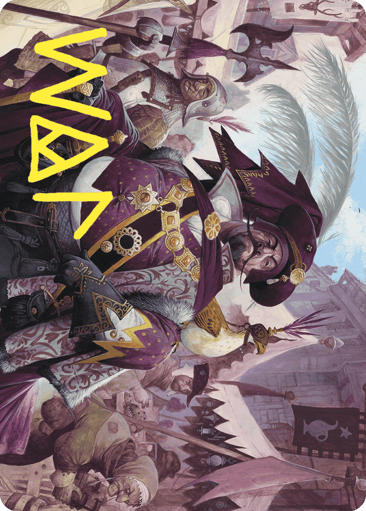 Discerning Financier Art Card (Gold-Stamped Signature) [Wilds of Eldraine Art Series] | Good Games North