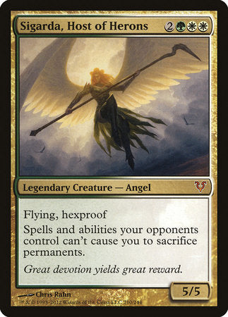 Sigarda, Host of Herons [Avacyn Restored] | Good Games North