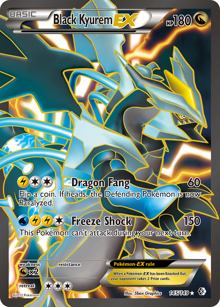 Black Kyurem EX (145/149) [Black & White: Boundaries Crossed] | Good Games North