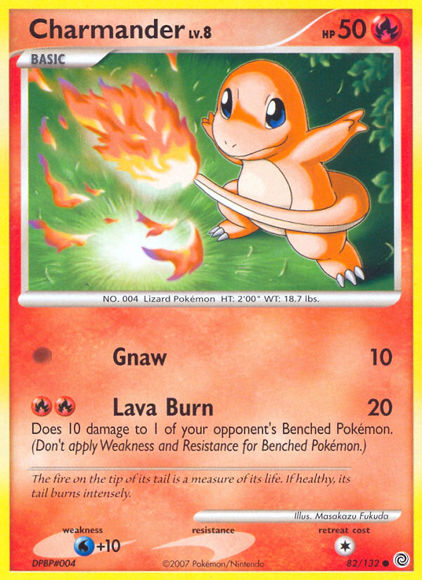 Charmander (82/132) [Diamond & Pearl: Secret Wonders] | Good Games North