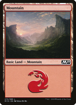Mountain (275) [Core Set 2019] | Good Games North