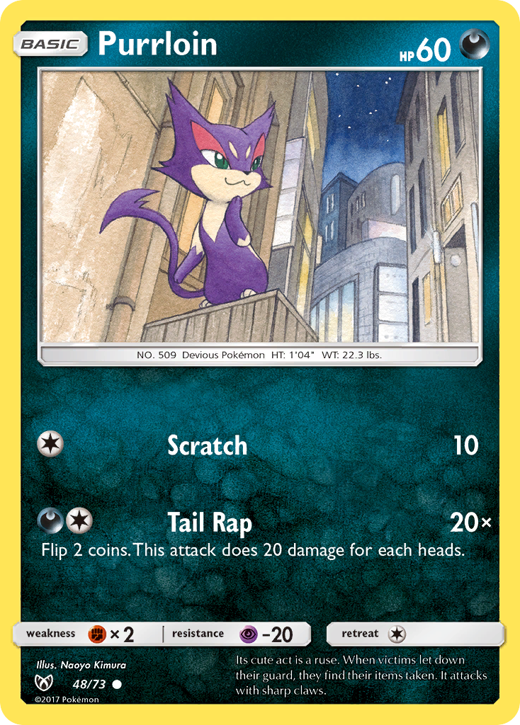 Purrloin (48/73) [Sun & Moon: Shining Legends] | Good Games North