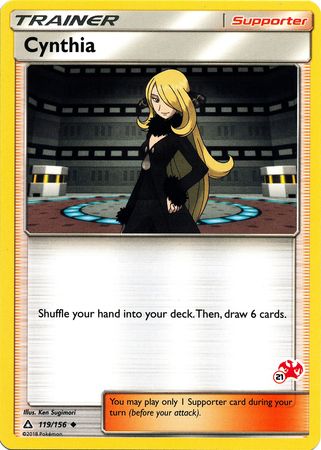 Cynthia (119/156) (Charizard Stamp #21) [Battle Academy 2020] | Good Games North