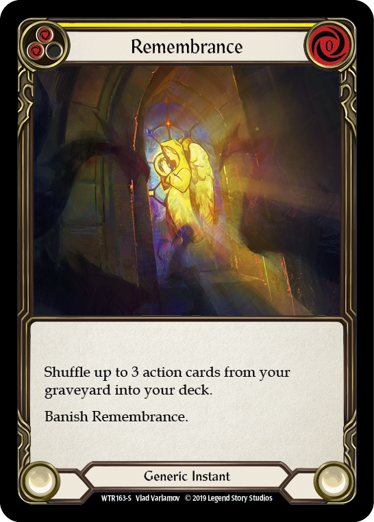 Remembrance [WTR163-S] Alpha Print Normal | Good Games North