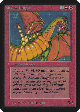 Shivan Dragon [Limited Edition Alpha] | Good Games North
