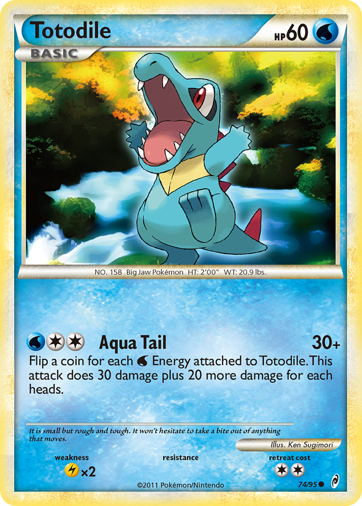 Totodile (74/95) [HeartGold & SoulSilver: Call of Legends] | Good Games North
