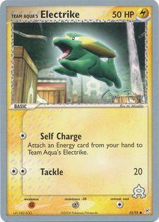 Team Aqua's Electrike (53/95) (Blaziken Tech - Chris Fulop) [World Championships 2004] | Good Games North