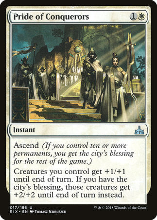 Pride of Conquerors [Rivals of Ixalan] | Good Games North