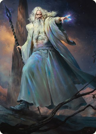 Saruman of Many Colors Art Card [The Lord of the Rings: Tales of Middle-earth Art Series] | Good Games North