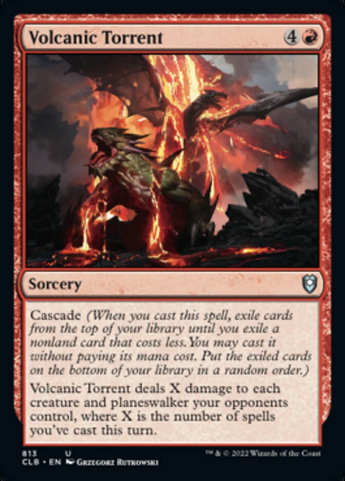 Volcanic Torrent [Commander Legends: Battle for Baldur's Gate] | Good Games North