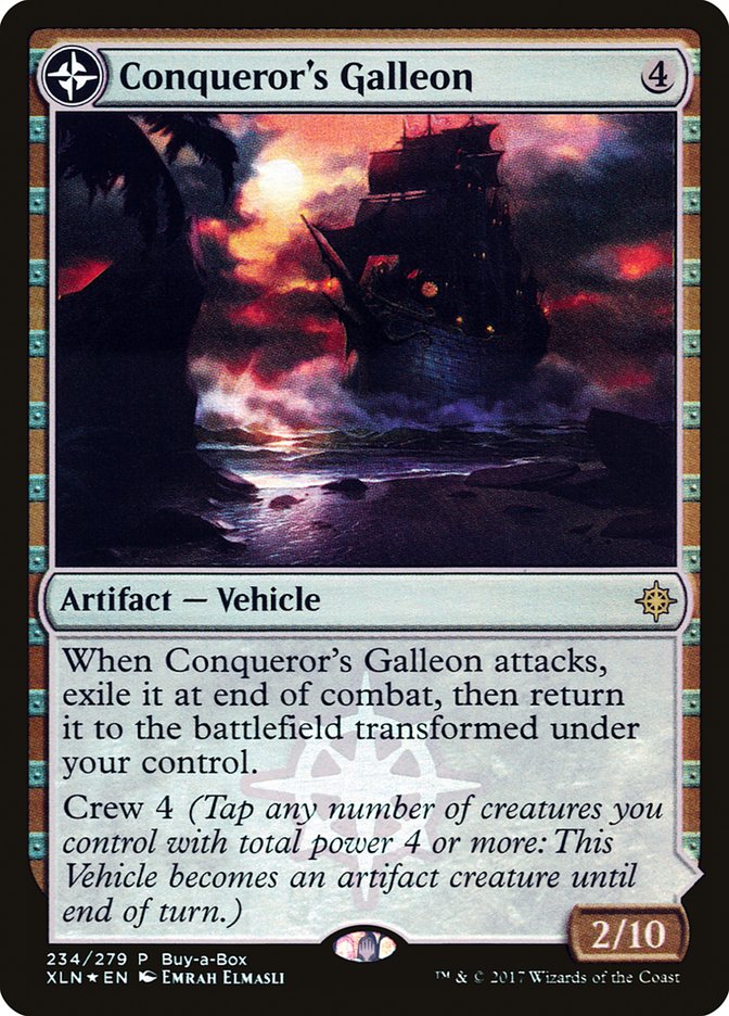 Conqueror's Galleon // Conqueror's Foothold (Buy-A-Box) [Ixalan Treasure Chest] | Good Games North