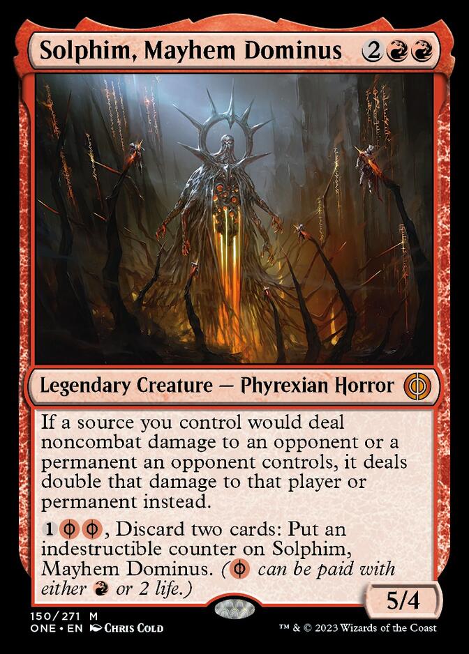 Solphim, Mayhem Dominus [Phyrexia: All Will Be One] | Good Games North