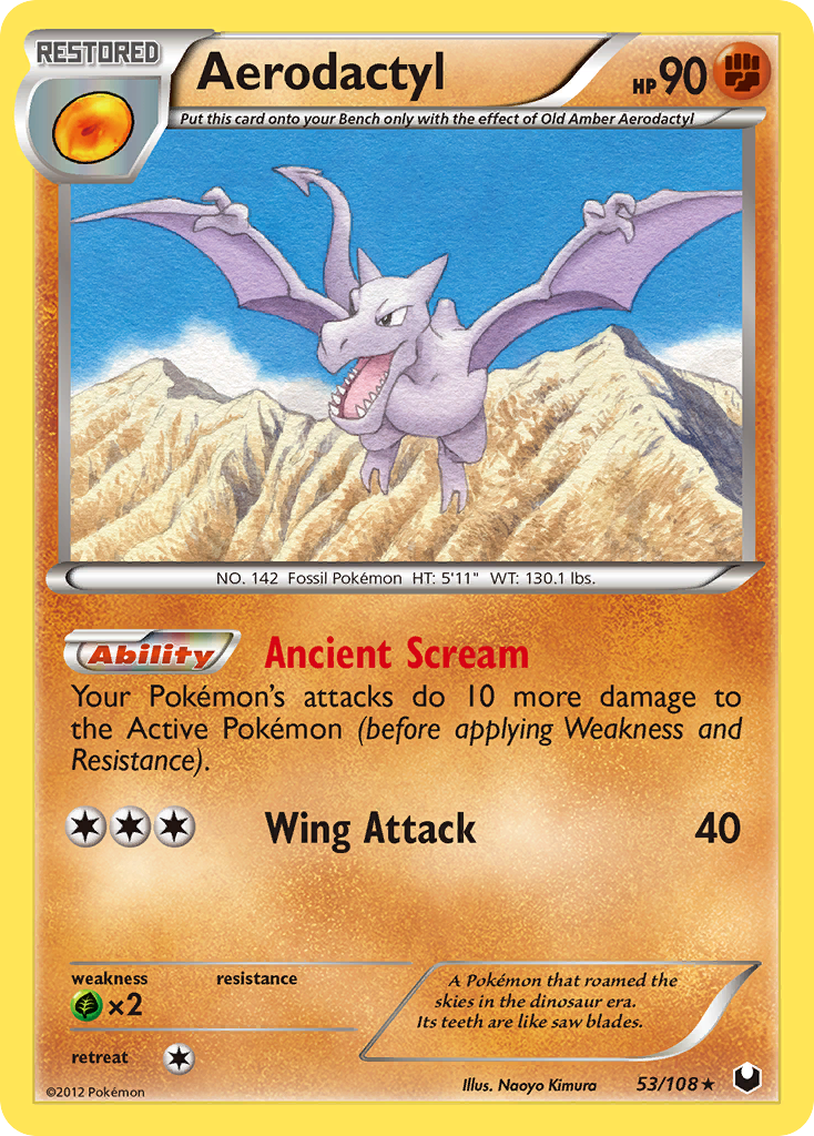 Aerodactyl (53/108) [Black & White: Dark Explorers] | Good Games North