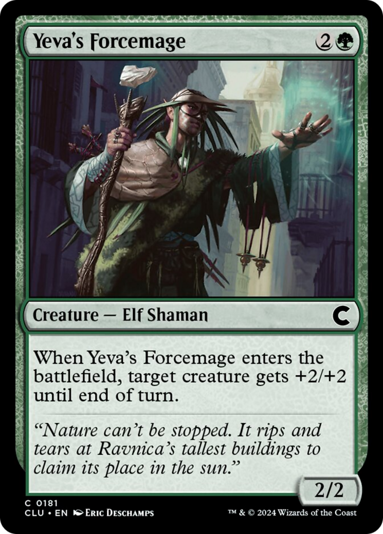 Yeva's Forcemage [Ravnica: Clue Edition] | Good Games North