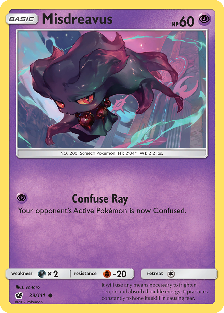 Misdreavus (39/111) [Sun & Moon: Crimson Invasion] | Good Games North