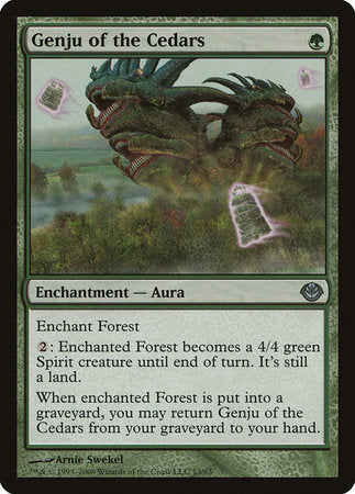 Genju of the Cedars [Duel Decks: Garruk vs. Liliana] | Good Games North